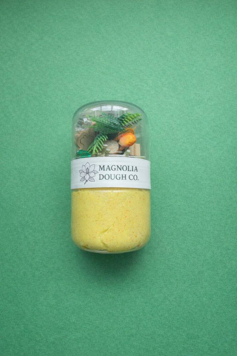 Magnolia Dough Co. Kids Sensory Play Dough Jar, Jungle - Flying Ryno
