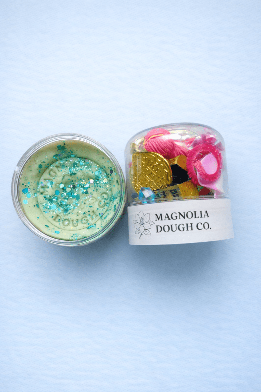 Magnolia Dough Co. Kids Sensory Play Dough Jar, Mermaid - Flying Ryno
