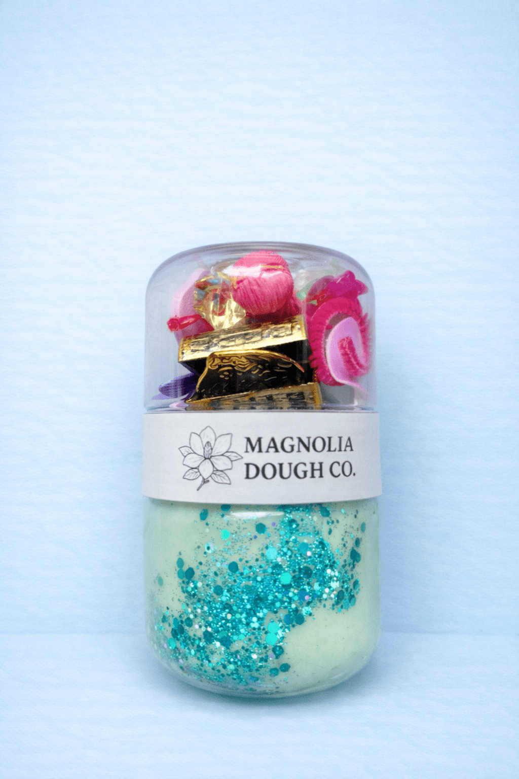 Magnolia Dough Co. Kids Sensory Play Dough Jar, Mermaid - Flying Ryno