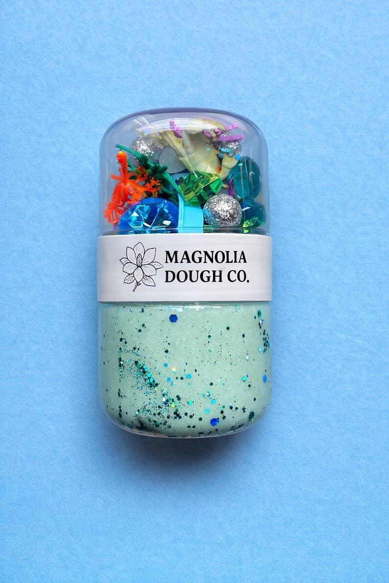 Magnolia Dough Co. Kids Sensory Play Dough Jar, Under the Sea - Flying Ryno