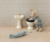 Maileg Bathroom sink, Mouse - Off white - Flying Ryno