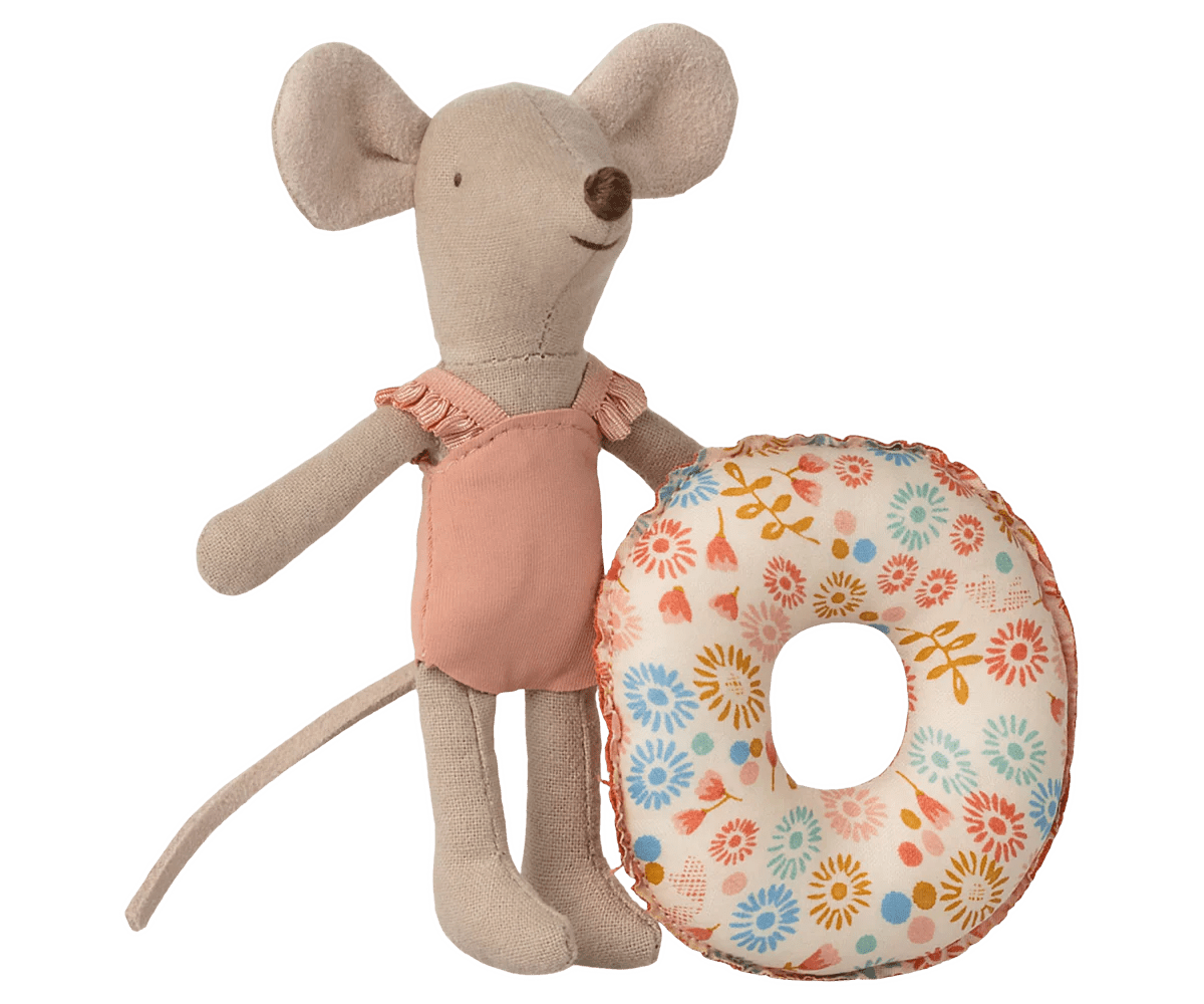 Maileg Beach mouse with float, Little sister - Flower - Flying Ryno