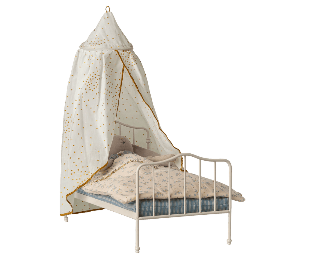 Maileg Bed Canopy, Miniature - Off White - Flying Ryno