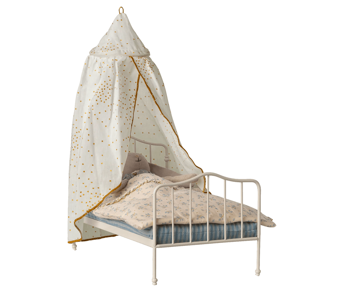 Maileg Bed Canopy, Miniature - Off White - Flying Ryno