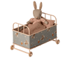 Maileg Cot bed, Micro - Powder - Flying Ryno