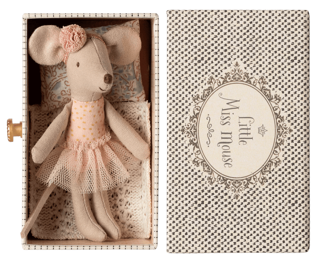 Maileg Dancing Mouse in Daybed, Little Sister - Flying Ryno