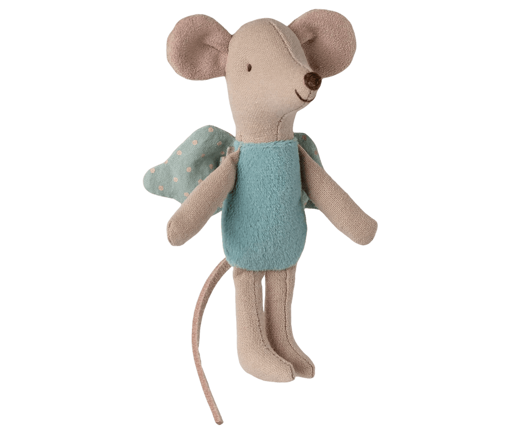 Maileg Fairy mouse, Little - Mint - Flying Ryno