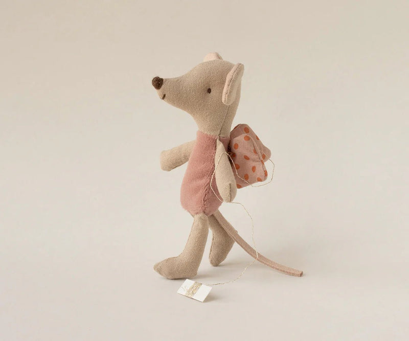 Maileg Fairy mouse, Little - Rose - Flying Ryno