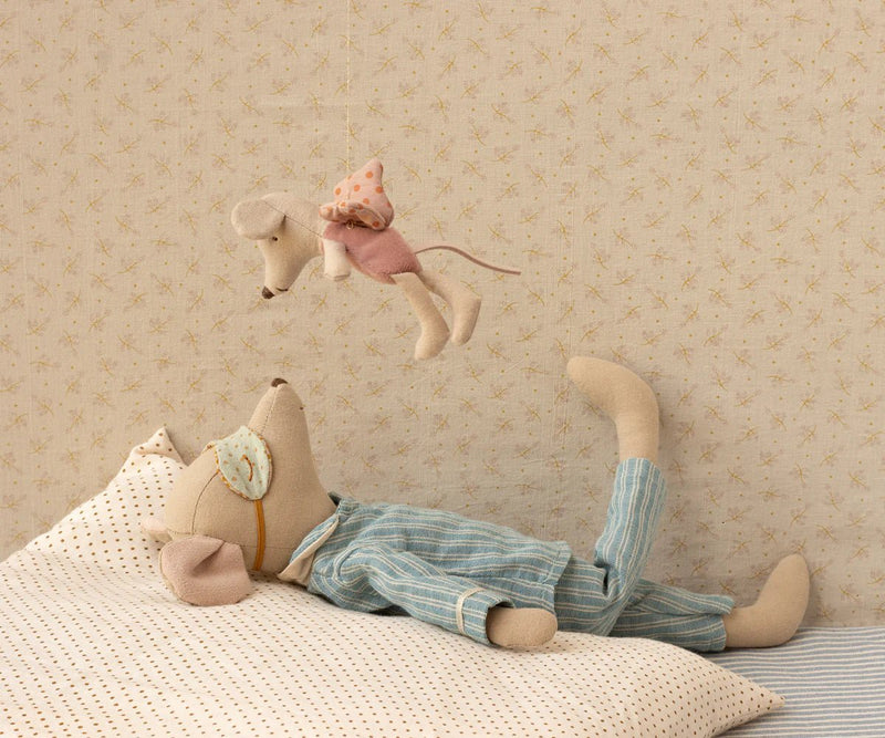 Maileg Fairy mouse, Little - Rose - Flying Ryno