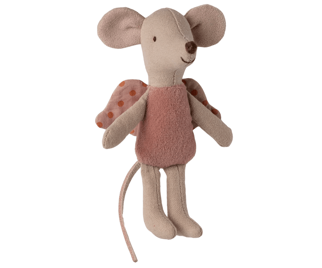 Maileg Fairy mouse, Little - Rose - Flying Ryno
