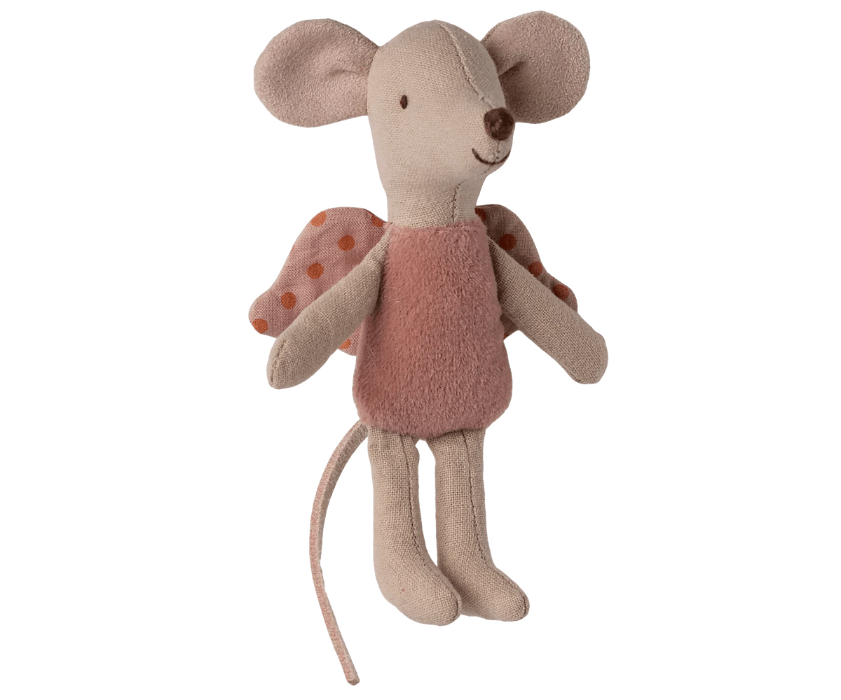 Maileg Fairy mouse, Little - Rose - Flying Ryno