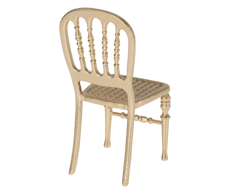 Maileg Gold Chair, Mouse - Flying Ryno