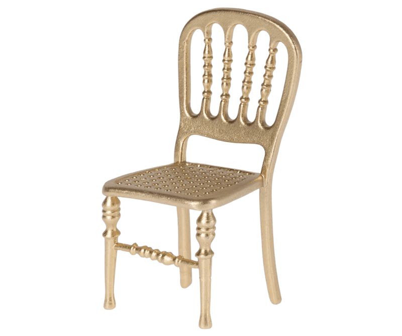 Maileg Gold Chair, Mouse - Flying Ryno