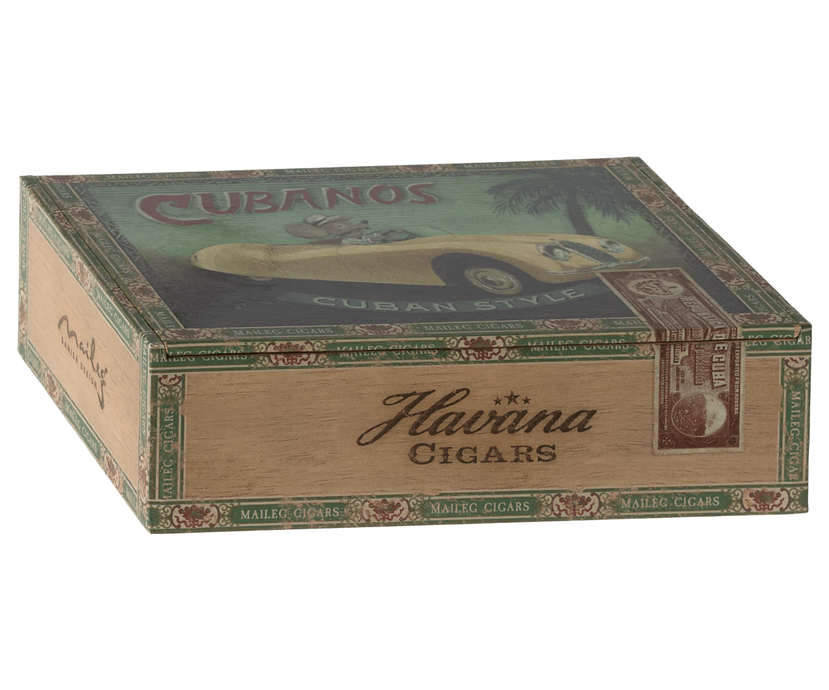 Maileg Grandma & Grandpa Mice in Cigarbox - Flying Ryno