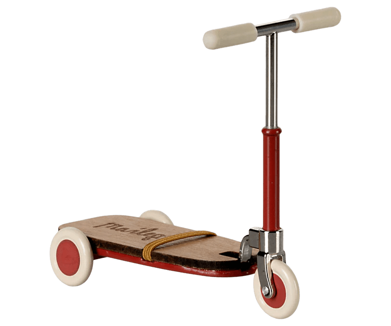 Maileg Kick board, Mouse - Red - Flying Ryno