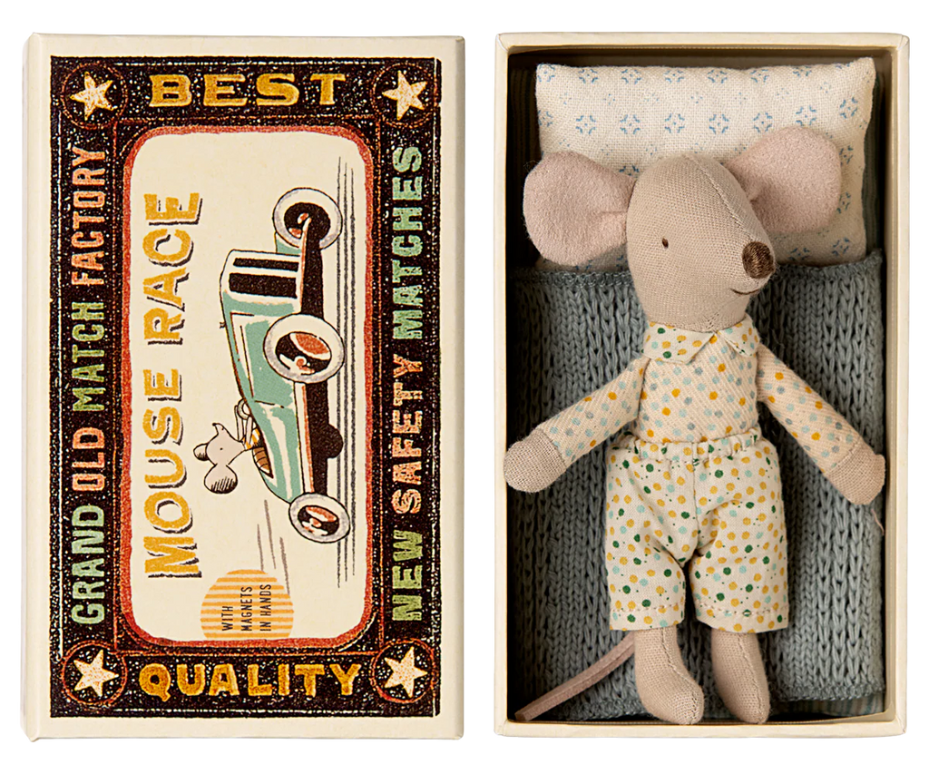 Maileg Little Brother in Matchbox - Flying Ryno