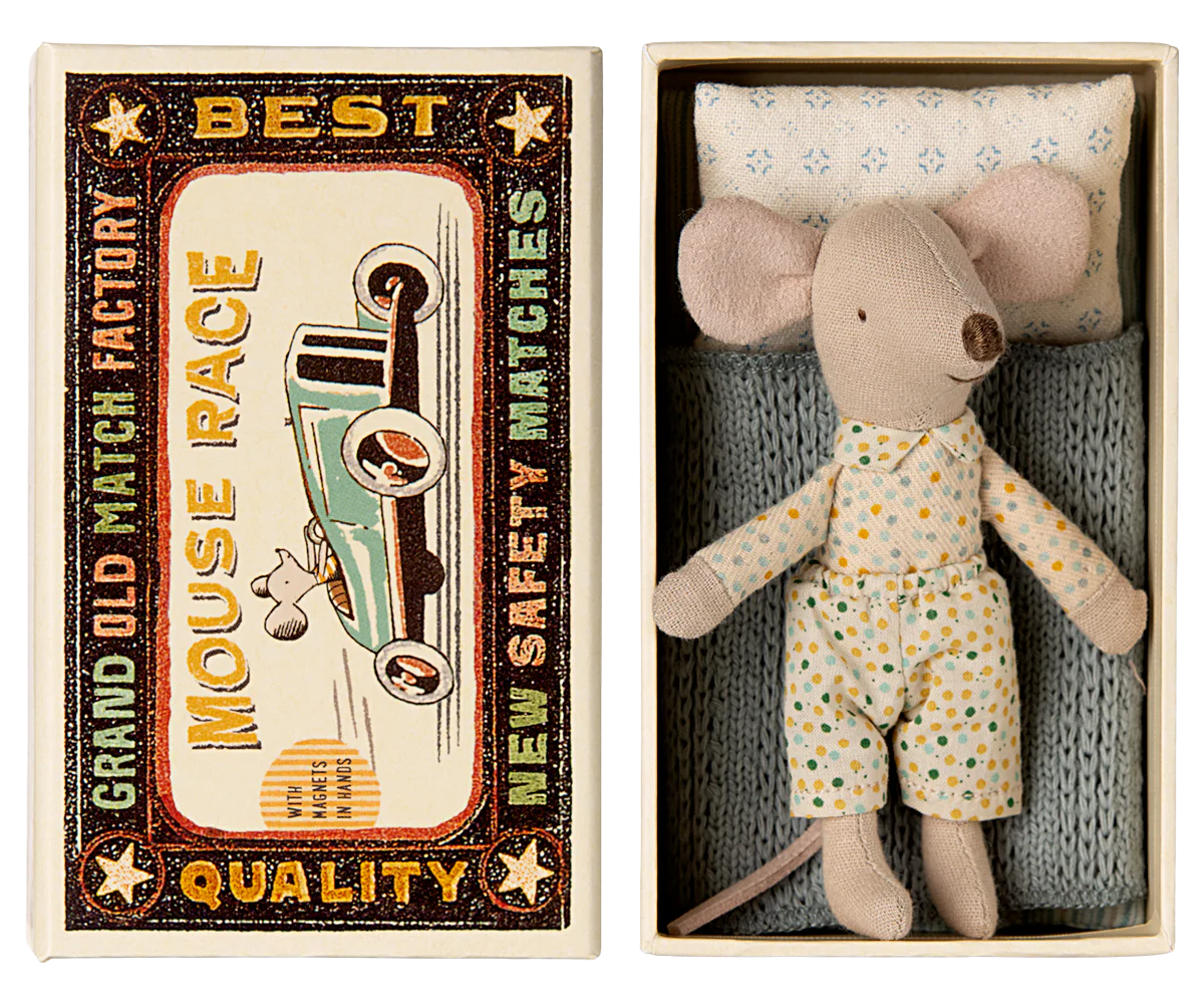 Maileg Little Brother in Matchbox - Flying Ryno