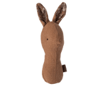 Maileg Lullaby friends, Bunny rattle - Chocolate - Flying Ryno