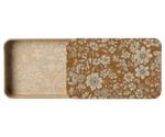 Maileg Metal box w. sliding lid, Blossom - Ocher - Flying Ryno