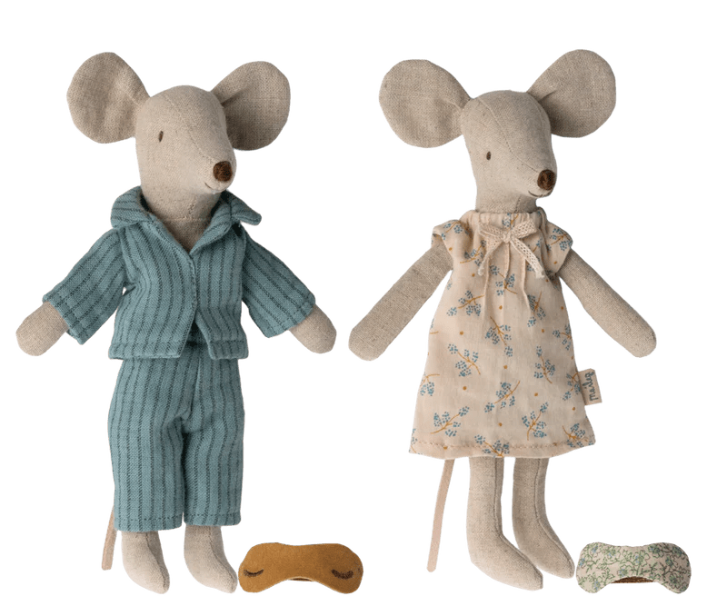 Maileg Mum and Dad Mice in Cigar Box - Flying Ryno