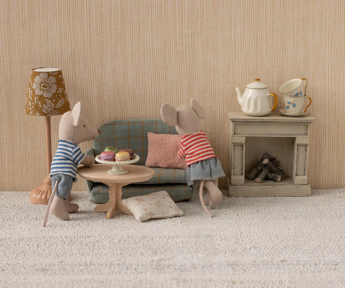 Maileg Oval coffee table, Mouse, Nature - Flying Ryno
