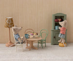 Maileg Oval dining table, Mouse - Nature - Flying Ryno