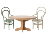 Maileg Oval dining table, Mouse - Nature - Flying Ryno