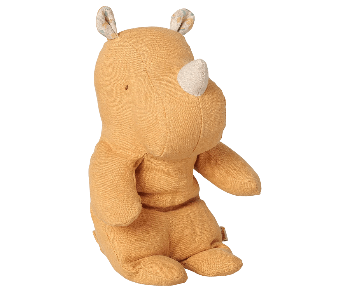 Maileg Rhino, Small, Vintage Yellow - Flying Ryno