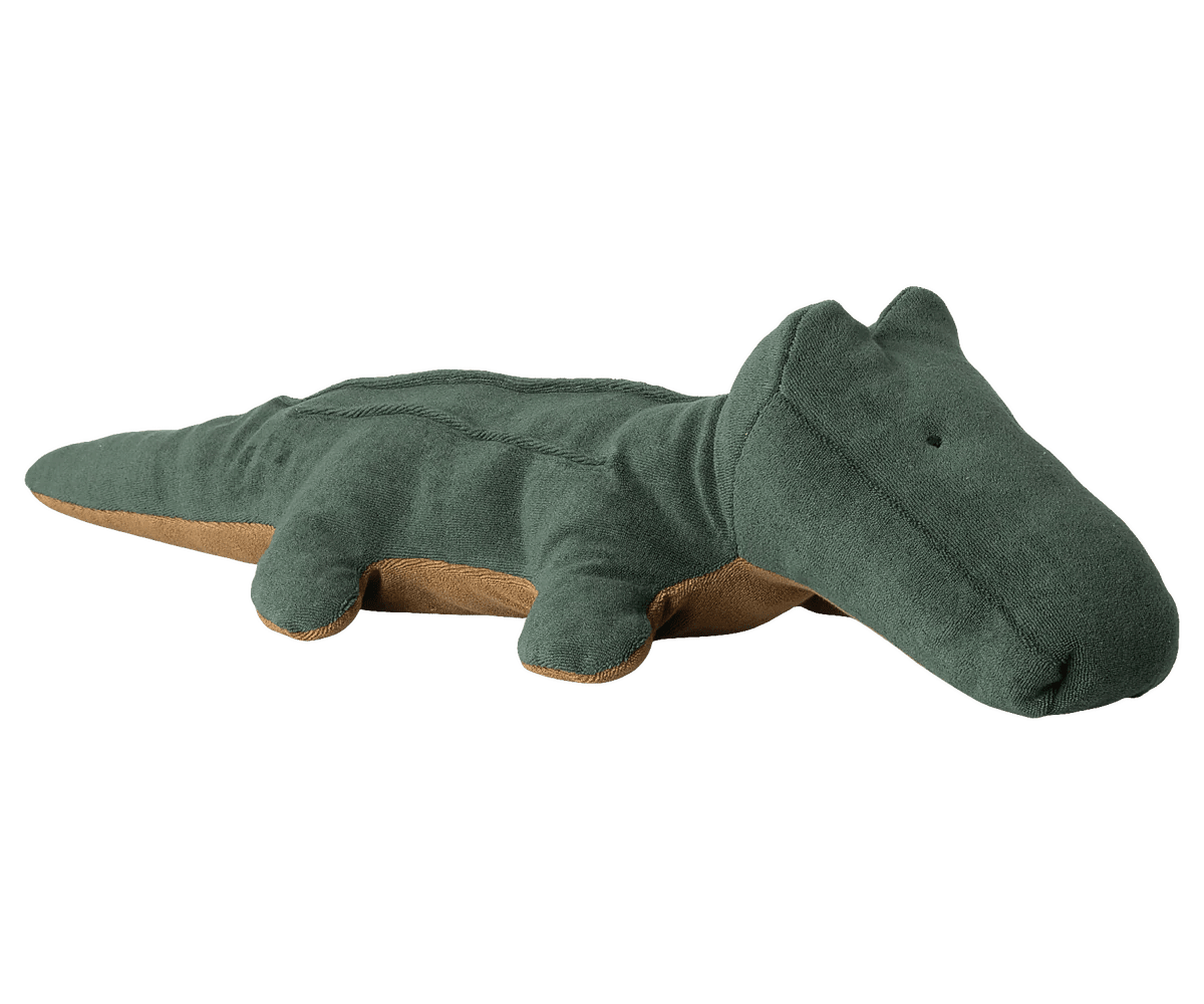 Maileg Safari Friends Crocodile, Big, Forest Green - Flying Ryno