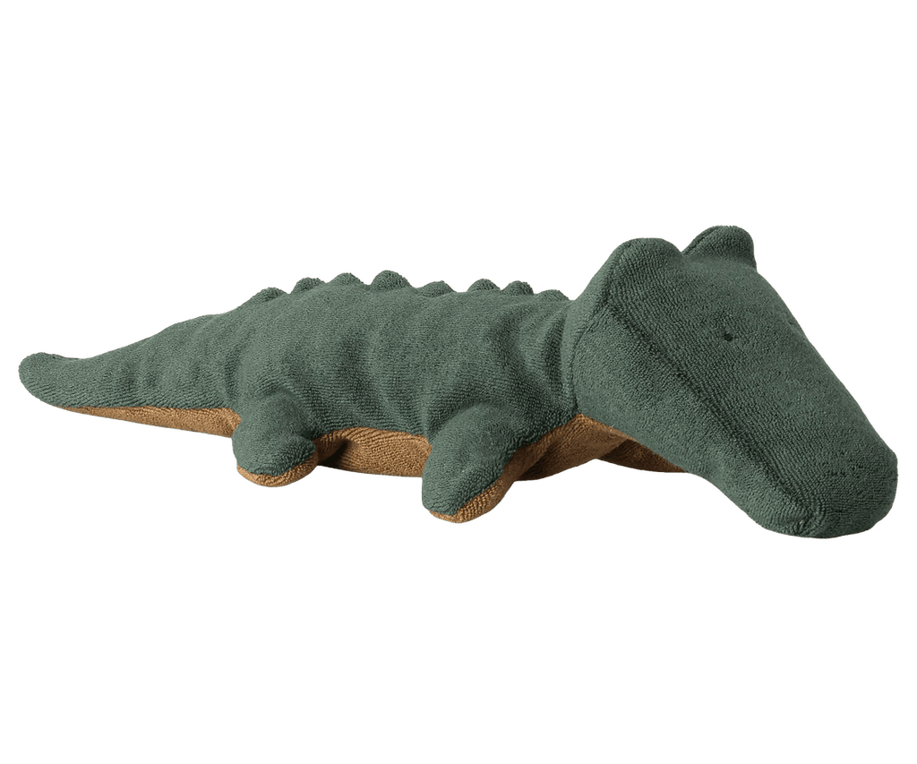 Maileg Safari Friends Crocodile, Small, Forest Green - Flying Ryno