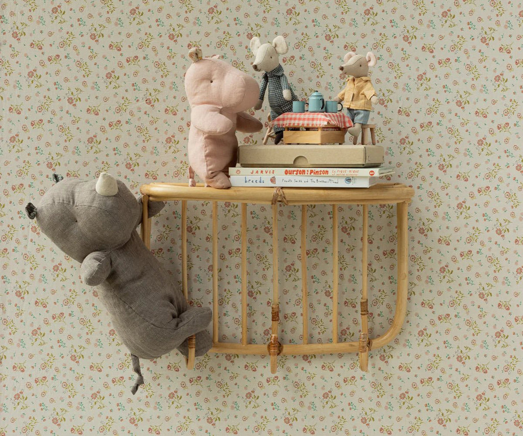 Maileg Safari Friends, Hippo, Small, Soft Rose - Flying Ryno