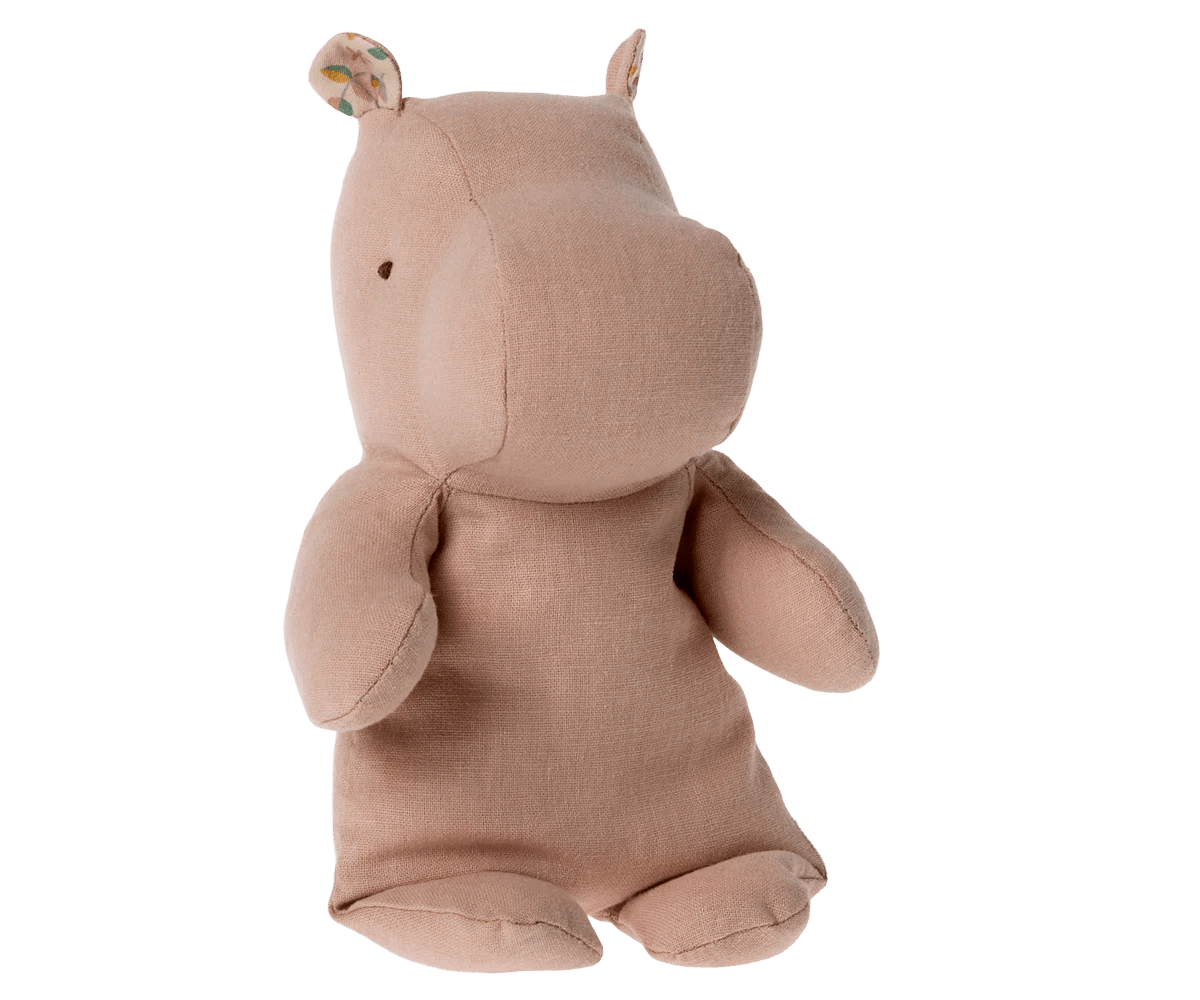 Maileg Safari Friends, Hippo, Small, Soft Rose - Flying Ryno