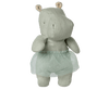 Maileg Safari friends, Hippo with skirt, Small - Mint - Flying Ryno