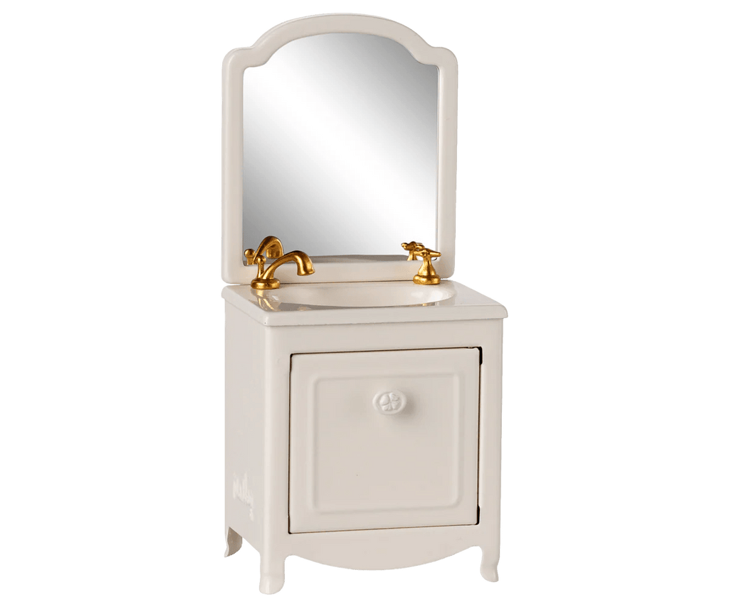 Maileg Sink dresser, Mouse - Off white - Flying Ryno
