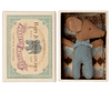 Maileg Sleepy Wakey, Baby Mouse - Blue - Flying Ryno