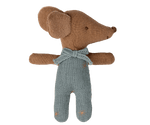 Maileg Sleepy Wakey, Baby Mouse - Blue - Flying Ryno