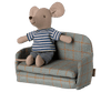 Maileg Sofa bed, Mouse - Checker - Flying Ryno