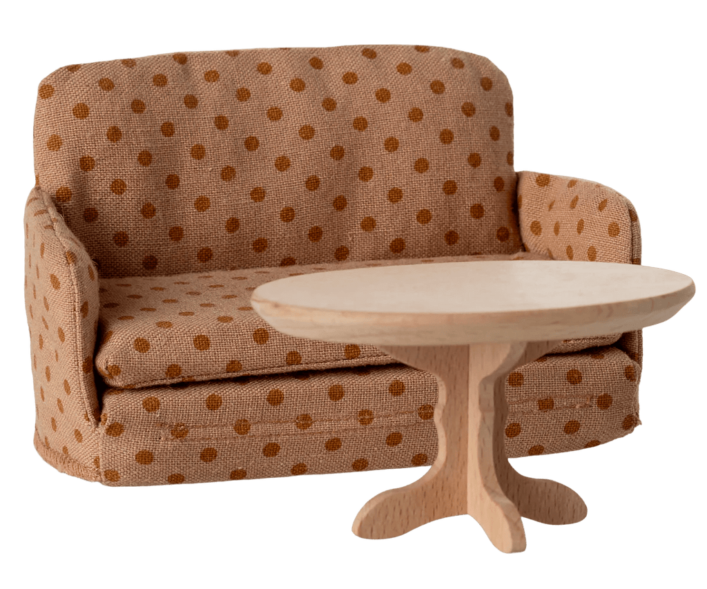 Maileg Sofa bed, Mouse - Dots - Flying Ryno