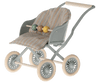 Maileg Stroller, Baby mouse - Blue - Flying Ryno