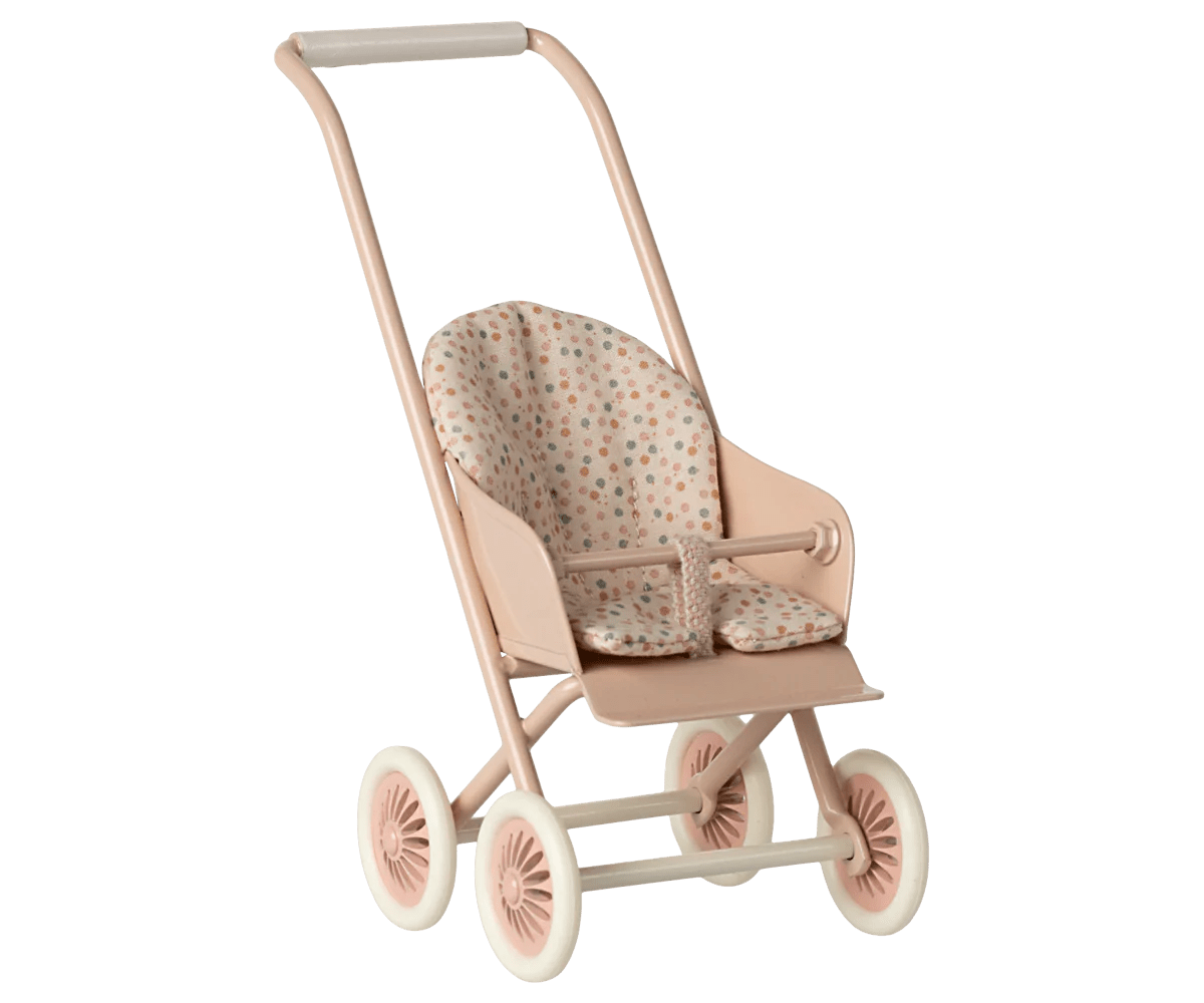 Maileg Stroller, Micro, Powder - Flying Ryno