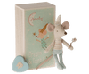 Maileg Tooth Fairy Mouse, Little Brother in Match Box - Flying Ryno
