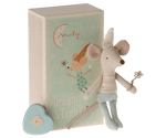 Maileg Tooth Fairy Mouse, Little Brother in Match Box - Flying Ryno