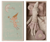 Maileg Tooth Fairy Mouse, Little Sister in Match Box - Flying Ryno