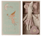 Maileg Tooth Fairy Mouse, Little Sister in Match Box - Flying Ryno