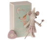 Maileg Tooth Fairy Mouse, Little Sister in Match Box - Flying Ryno