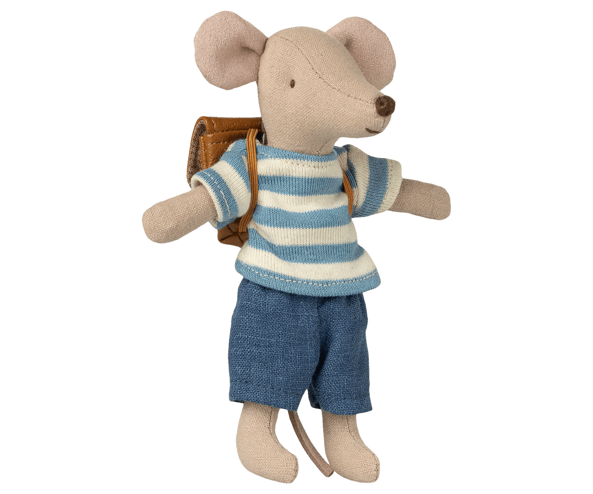 Maileg Tricycle Mouse, Big Brother - Brown - Flying Ryno