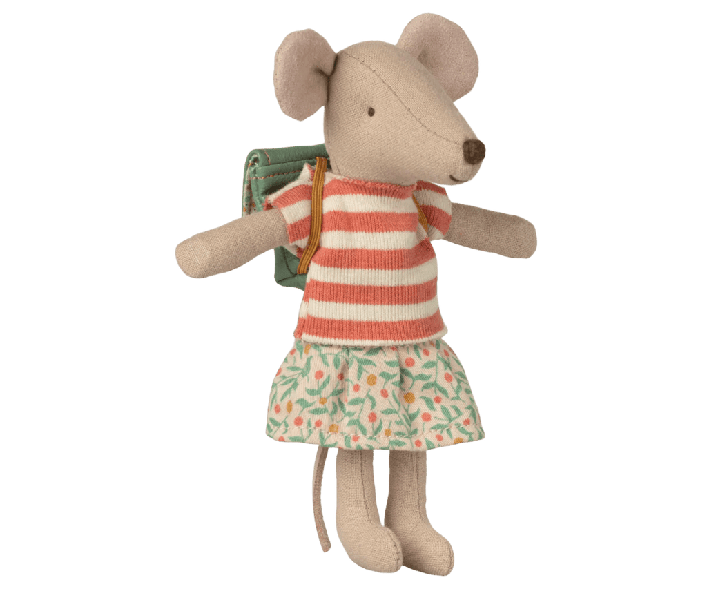 Maileg Tricycle Mouse, Big Sister, Green - Flying Ryno