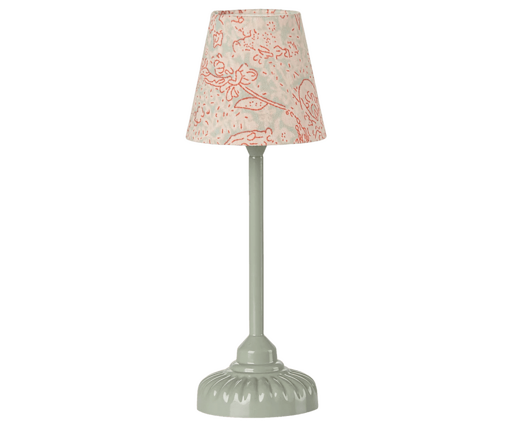 Maileg Vintage floor lamp, Mouse - Mint - Flying Ryno