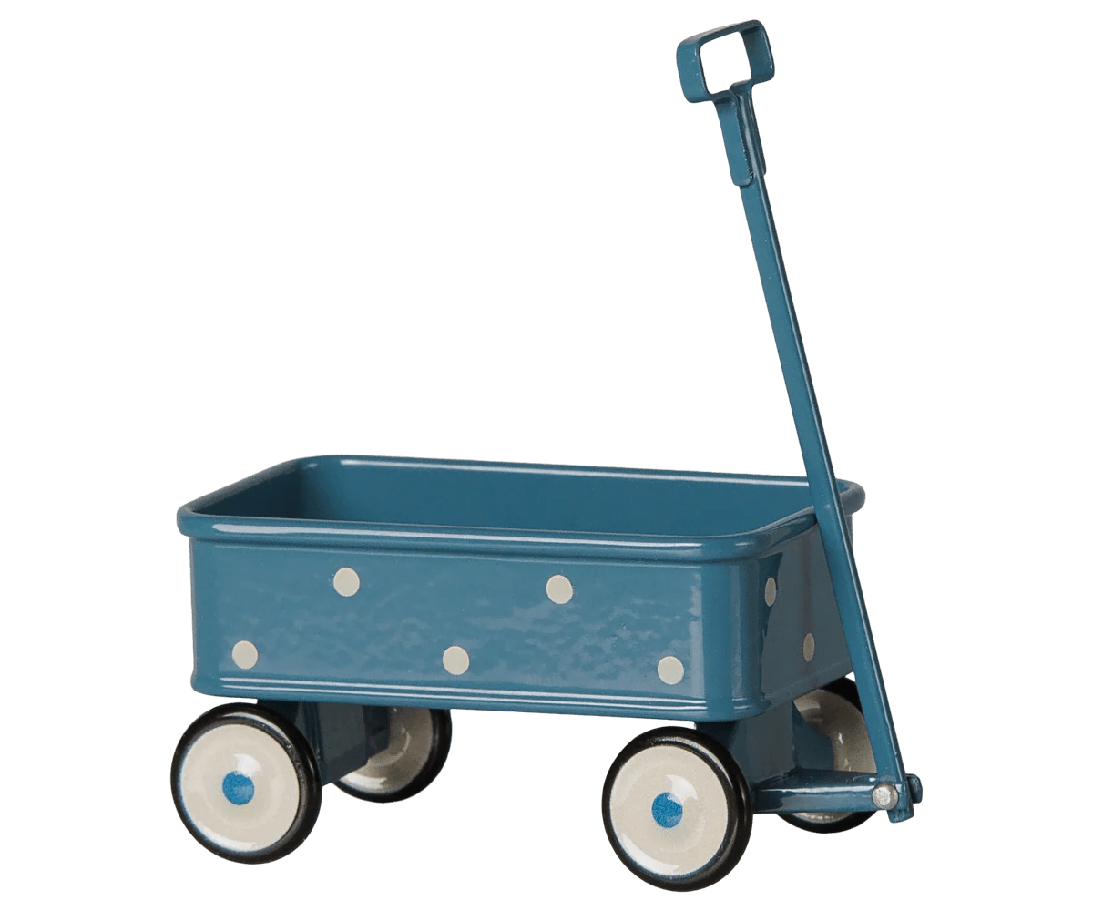 Maileg Wagon, Mouse, Blue - Flying Ryno