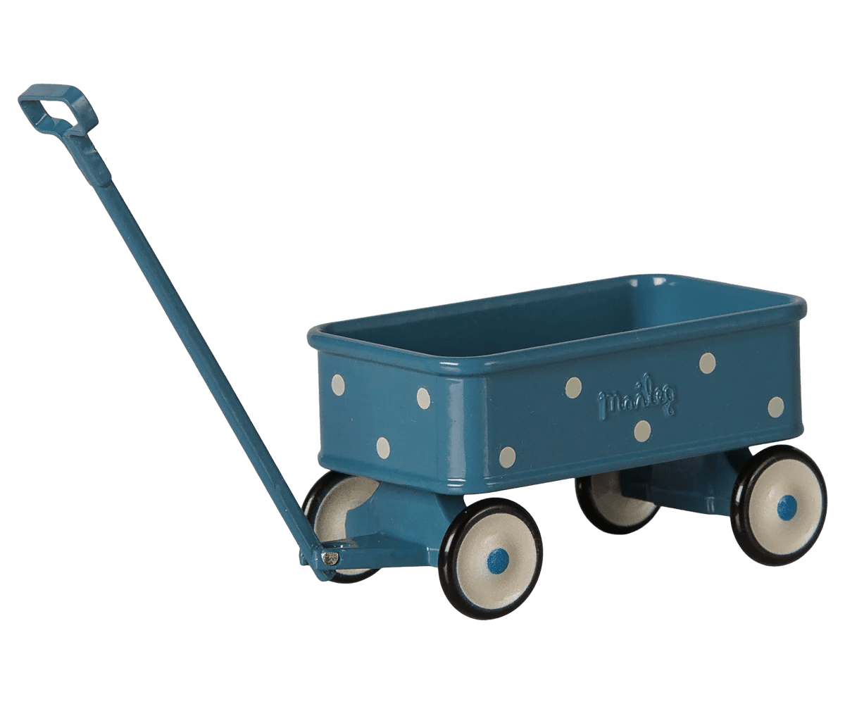 Maileg Wagon, Mouse, Blue - Flying Ryno